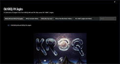 Desktop Screenshot of kroqjingles.com